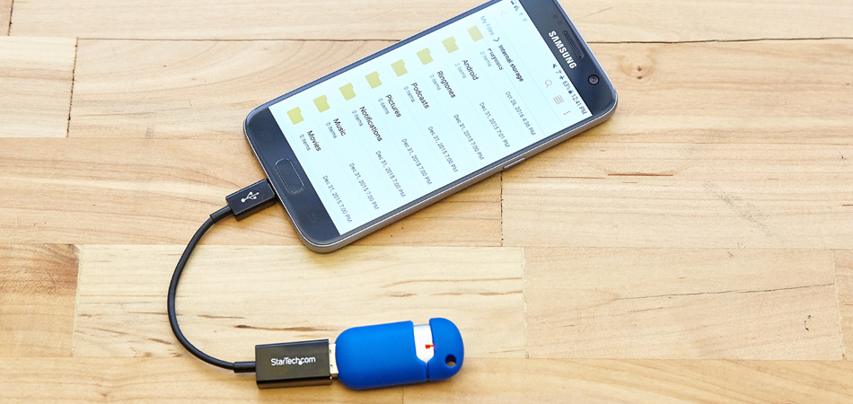 how to download pictures from android to flash drive