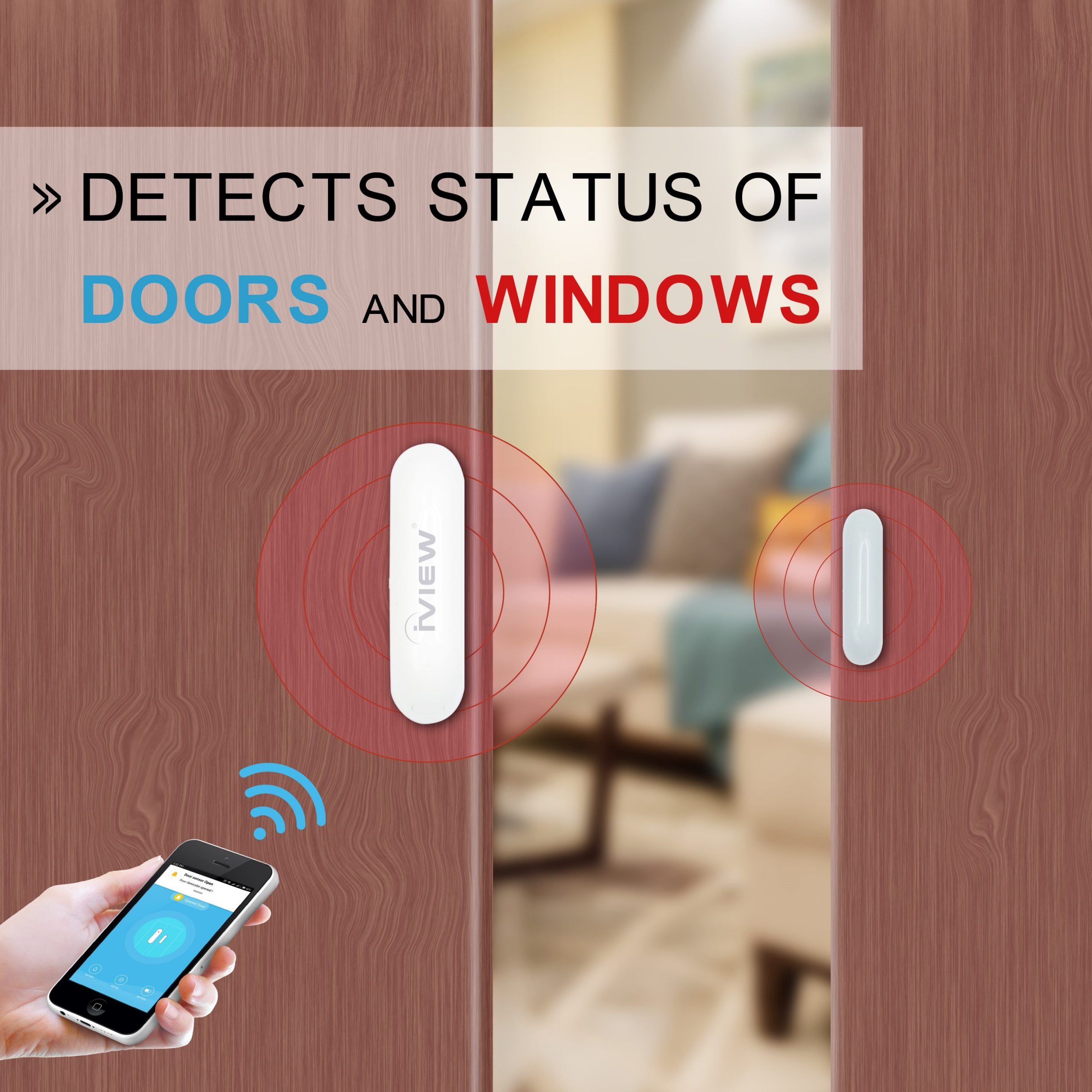 How Does a HomePolice Door Sensor Work